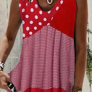 "Picnic" Tunic Tank - 2XL - NEW